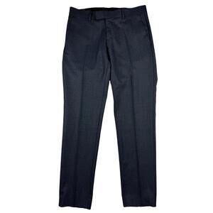 Tiger of Sweden Tordon Slim Fit Trousers Textured Navy Size EU 48 | 32 W